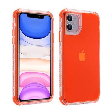 Imagem de Capa de celular transparente à prova de choque para iPhone 11, 12, 13, 14, 15 Pro Max, XR, X, XS Max, 7, 8 Plus, 12, 13, 14, cor de doce, A5, para iPhone 11Pro