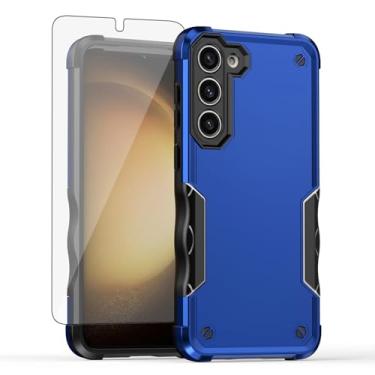Imagem de Asuwish Capa de celular para Samsung Galaxy S23 Plus S23+ 5G com protetor de tela de vidro temperado, híbrida, resistente, à prova de choque, rígida, protetora S23plus 23S + S 23 23+ SM-S916U 16.8 cm