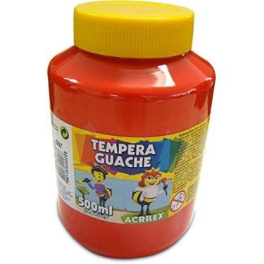 Imagem de Tinta Guache 500Ml Vermelho Vivo - ACRILEX