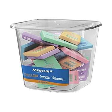 Imagem de Borracha Colorida Natural Retangular Frases - MERCUR