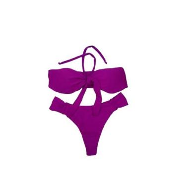 Imagem de BIQUINI sem alça COM BOJO FUCSIA P - SOL BEACH