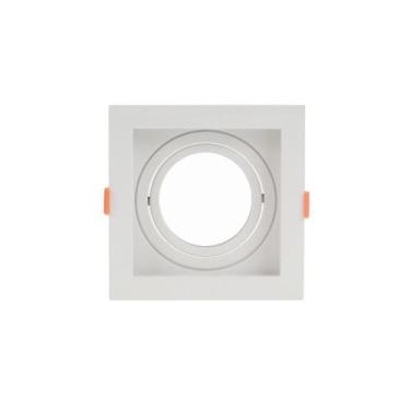 Imagem de Spot de Embutir Recuado Nordecor Flea para 1 Lâmpada AR70 Quadrado - M
