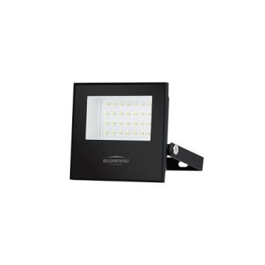 Imagem de Refletor Blumenau Led Play 30W Preto Bivolt, Luz Verde