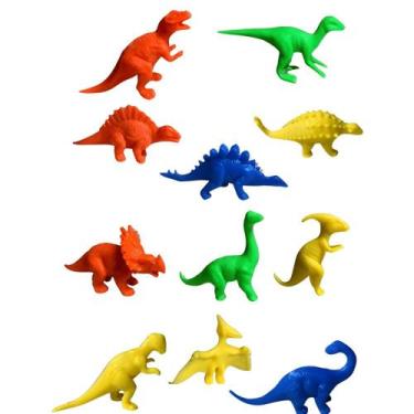 Imagem de Kit com 12 Mini Dinossauros - WELL KIDS