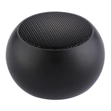 Imagem de Caixinha Som Bluetooth Tws Metal Amplificada Mini Speaker 3w Preto BOL