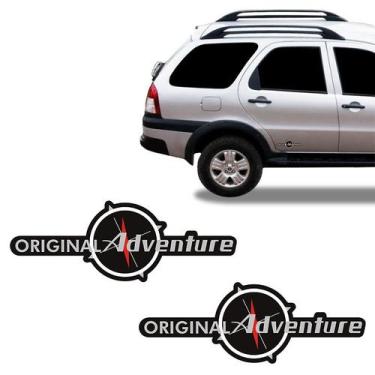 Imagem de Adesivos Original Adventure Palio Weekend 2008 Emblema Porta - SPORTIN