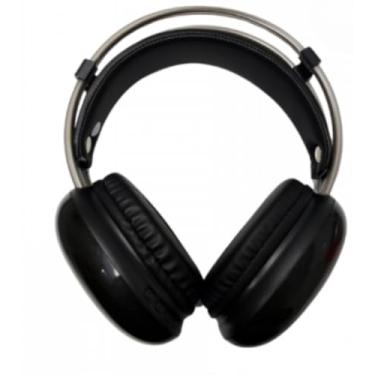 Imagem de Fone de Ouvido Bluetooth LED RGB Color BM758 com Bateria de Longa Duração (Preto)