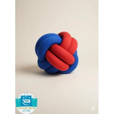 Imagem de Almofada macia no escandinavo nozinho luxo - Viver Bem Estar, Azul e v