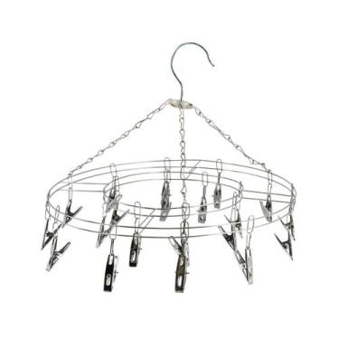 Imagem de Varal Lingerie 20 Prendedor 36Cm Inox - Wincy Casa