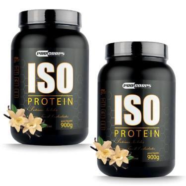 Imagem de Combo 2 Whey Iso Protein 900g Isolado Premium - Pro Corps, Baunilha