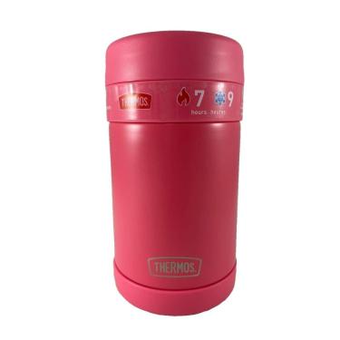 Imagem de Pote Térmico Marmita Thermos Comida Andes Coral Colher 470Ml
