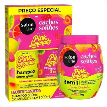 Imagem de Kit Salon Line Pink Lemonade Cachos Dos Sonhos: Shampoo e Creme Multif
