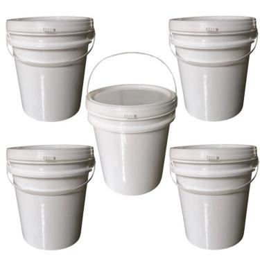 Imagem de Balde Para Cerveja Heineken 5L Com Alça Com Tampa 5 Pçs