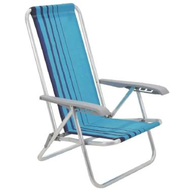 Imagem de Cadeira De Praia Bali Azul - 92900102 - Tramontina