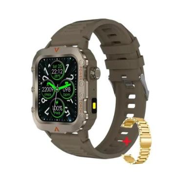 Imagem de Relógio Inteligente Masculino AMOLED À Prova D'Água IP68 Com Chamada B