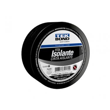 Imagem de Fita Isolante Tekbond Uso Geral 19Mmx10Mm