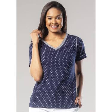 Imagem de Blusa Pau a Pique Poá Azul Marinho