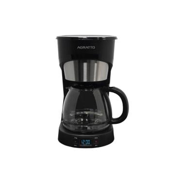 Imagem de Cafeteira Programável Aroma Preta 1,5L 800W 127V Agratto
