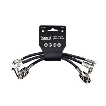 Imagem de Cabo Pedal MXR Plug P10 Angular 15cm - Pacote 3 - Dunlop