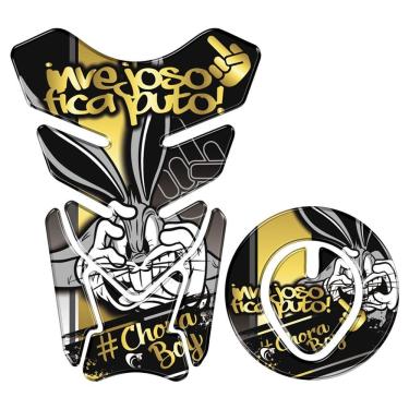 Imagem de Protetor Tanque E Bocal Adesivo Moto Honda Até 2017 Dourado Cor Dourado