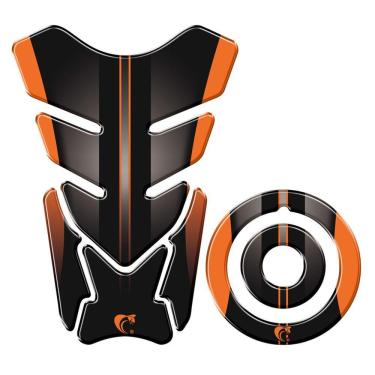 Imagem de Adesivo Protetor Tanque E Bocal Moto Yamaha Laranja