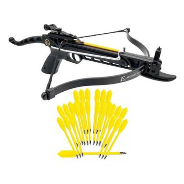 Imagem de Besta-balestra 80 Cobra Black Polímero Ek Archery+12 Setas