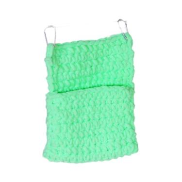 Imagem de Fxzqgnh Cama Suspensa Macia para Animais de Estimação com Ganchos de Metal, para Fixação Na Parede, Ideal para Furões, Hamsters Ou Esquilos-voadores, Verde