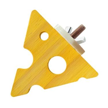 Imagem de Suporte Para Poleiro De Papagaios,Brinquedo Natural Em Com Formato De Queijo Confortável | Poleiro para Periquitos,Para Periquitos Canários Calopsitas Aratingas Ambientes Internos e Jardim Externo Cas