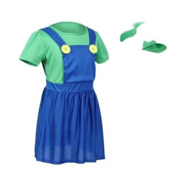 Imagem de Fantasia De Encanador Para Meninos E Meninas, Conjunto De Fantasia Par