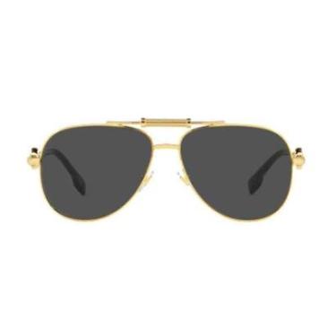 Imagem de Óculos de Sol Dourado Versace Medusa Polis 0VE2236-Unissex