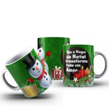 Imagem de Caneca Natal Papai Noel Diversas Estampas Porcelana 325ml (MOD18)