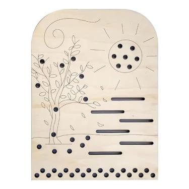 Imagem de Yosoo Suporte de buquê de Flores de Madeira para o Dia das Mães, Placa de Flores Com Picareta de Madeira para As Crianças Exibirem, Decoração Floral Diy para Presente do Dia (1)