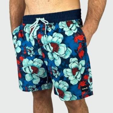 Imagem de Bermuda Hurley Phantom Elástico Cannonball Azul-Masculino