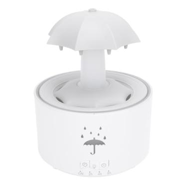 Imagem de Generic Umidificador Difusor de óleo Essencial, Umidificador Giratório Em Formato de Guarda-chuva, Com Controle Remoto, Luzes Coloridas para Relaxamento (Plugue dos EUA)