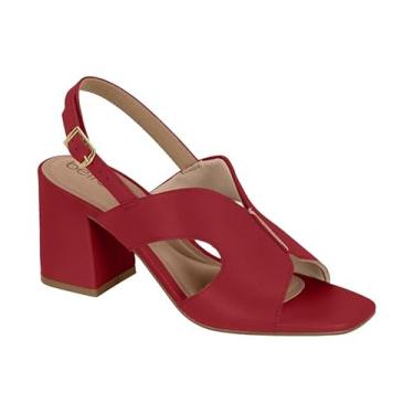 Imagem de Sandália em H Nobuck Beira Rio (Cherry, BR, Adulto, Numérico, 39)