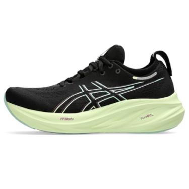 Imagem de ASICS Tênis de corrida feminino Gel-Nimbus 26, Preto/Cool Matcha, 40