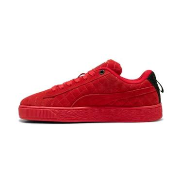 Imagem de PUMA Tênis masculino Scuderia Ferrari Suede XL Hero, Rosso Corsa/branco quente, 41