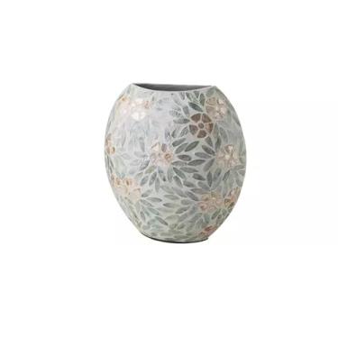 Imagem de Flores frescas, estilo luxuoso, leve, feito à mão, concha do mar, vaso decorativo de mesa criativo, arranjo de flores, entrada doméstica, sala de estar, decoração de mesa, adequado para uso interno