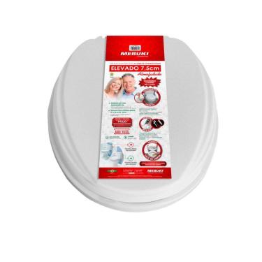 Imagem de Assento Vaso Almofadado Elevado 7,5 Idosos Edeficientes