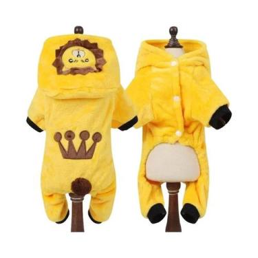 Imagem de Fantasia Quente De Inverno Para Animais De Estimação, Macacão Pijama P