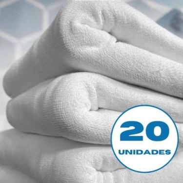 Imagem de Kit Pano de Chão Xadrez Branco Alvejado Limpeza Profunda 45x70cm - GGN