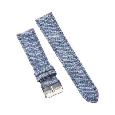 Imagem de Pulseira De Relógio Com Padrão Jeans Em Nylon E Couro Para Huawei Univ