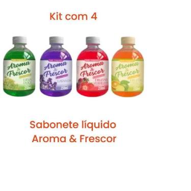 Imagem de Kit 4 Sabonete Líquido Fuzetto Aroma e Frescor 250ml