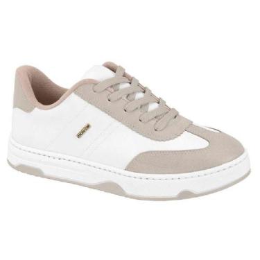Imagem de Tenis moleca casual ref 5835.201.9696 feminino, 40, Branco, Cinza