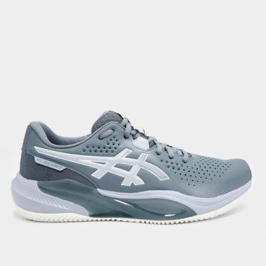 Imagem de Tênis Asics Gel-Challenger 15 Clay Masculino, Cinza, Azul, 43
