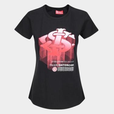 Imagem de Camiseta Internacional Clássica Feminina - Surf Center, Preto, GG