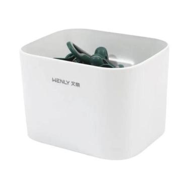 Imagem de Pregadores De Roupa Grandes De Plástico 24/36 Peças Com Cesto De Armaz