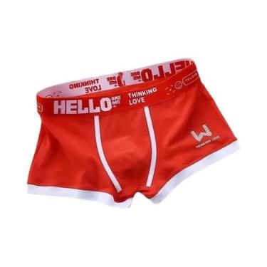 Imagem de Cuecas Boxer De Algodão Masculinas 2024 Confortáveis E Respiráveis Com