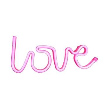 Imagem de Luminária LED Neon Em Forma De Coração, Alimentada Por Bateria, Mini L