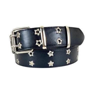 Imagem de Cinto Punk Hip Hop Rock De Tamanho Grande Com Dois Furos Para Homens E